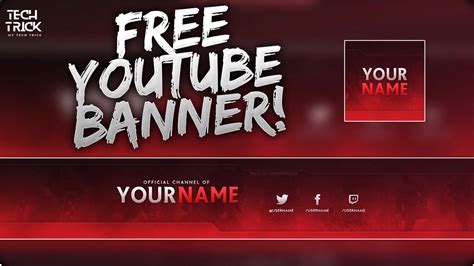 youtube header creator.